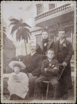 Fotografie rodiny ze staré rodné Sicílie